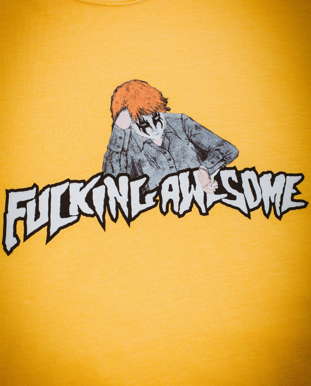 Fucking Awesome - Aidan Painting Stamp Logo T-Shirt - Monarch T-Shirts Fucking Awesome