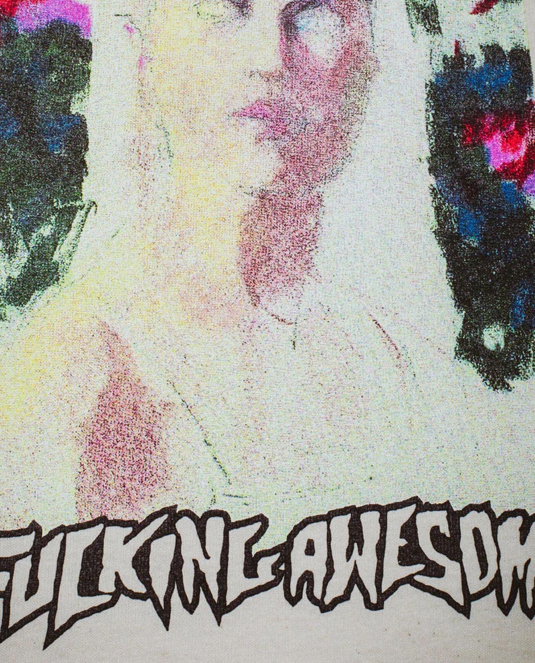 Fucking Awesome Painterly T-Shirt | FallenFront NZ