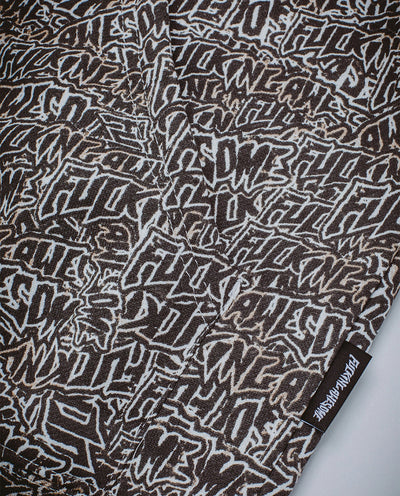 Fucking Awesome - Brunt Sticker Zipped Hoodie - All Over Print Hoodies Fucking Awesome