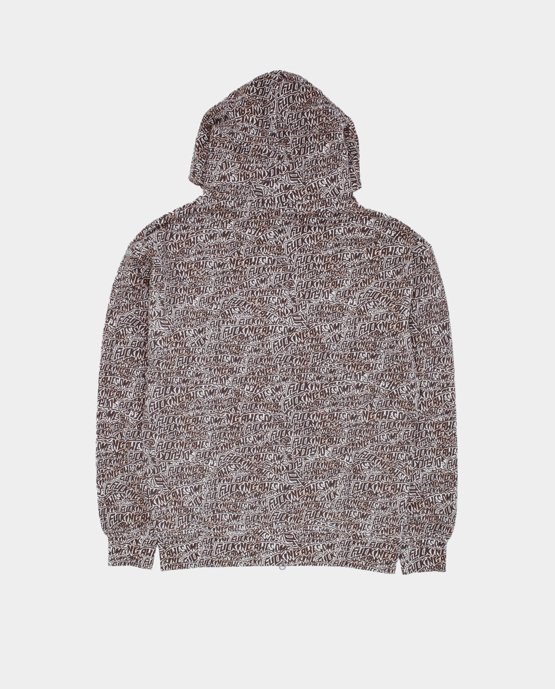 Fucking Awesome - Brunt Sticker Zipped Hoodie - All Over Print Hoodies Fucking Awesome