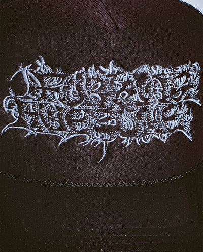 Fucking Awesome - Savie Trucker Hat - Black Hats Fucking Awesome
