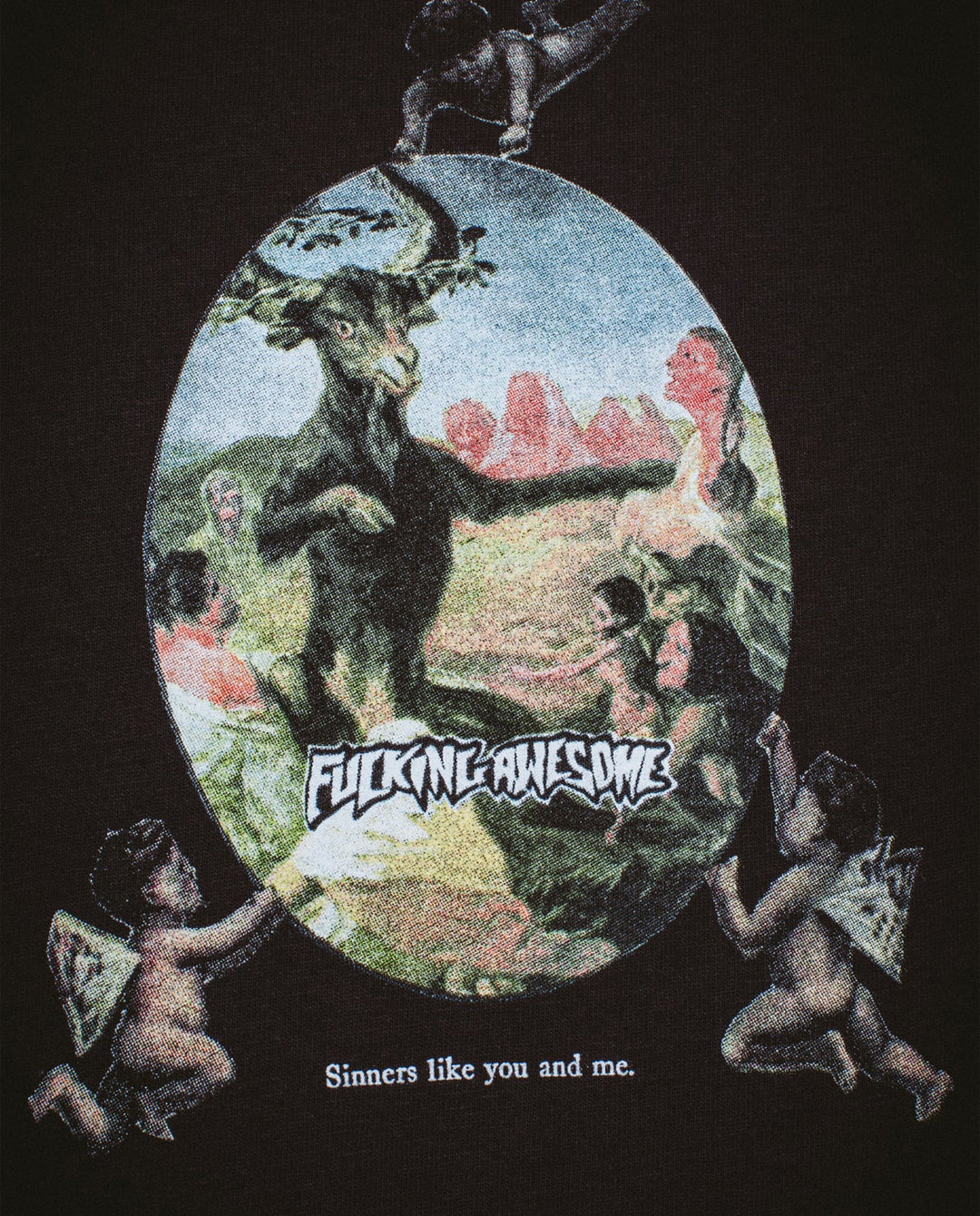 Fucking Awesome - Sinners Like You and Me T-Shirt - Black T-Shirts Fucking Awesome