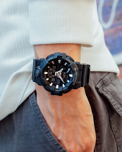 G-Shock - Duo GA700-1B Watch - Black Watches G-Shock