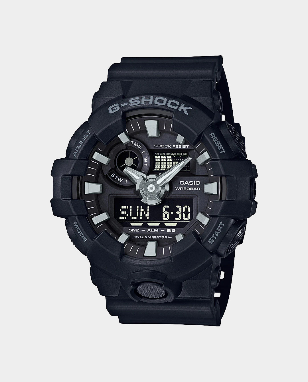 G-Shock - Duo GA700-1B Watch - Black Watches G-Shock