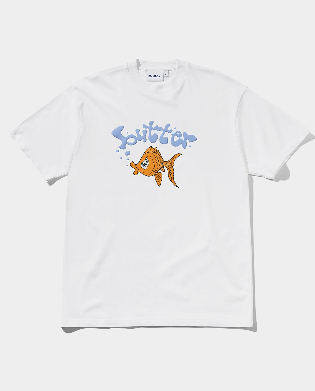 Butter Goods - Goldfish T-Shirt - White T-Shirts Butter Goods