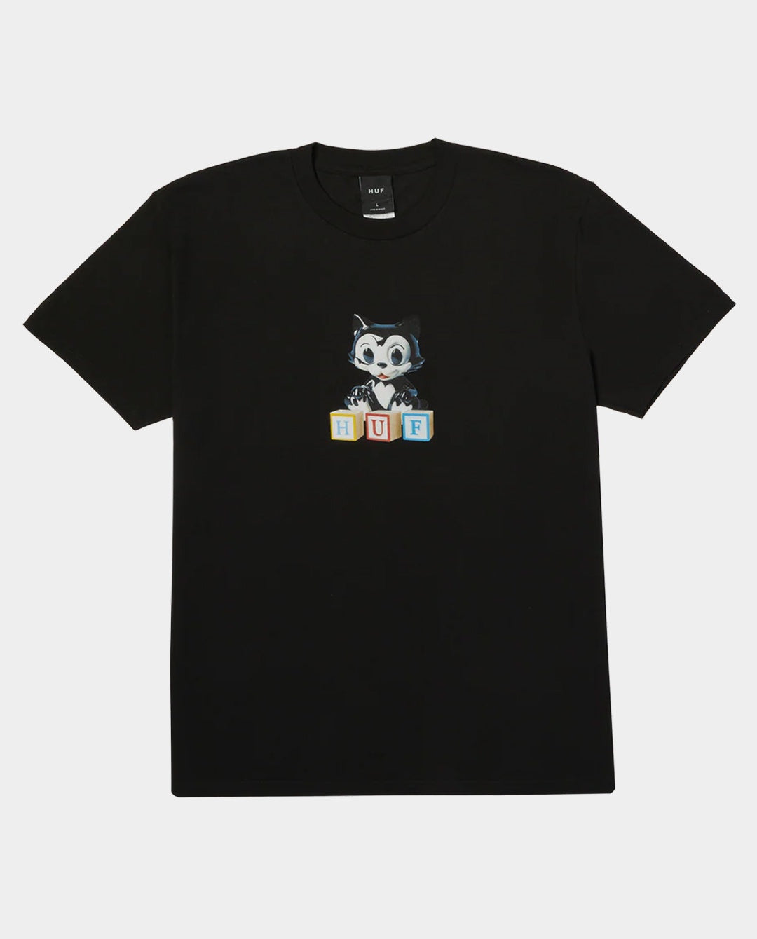HUF - Blocks T-Shirt - Black T-Shirts HUF