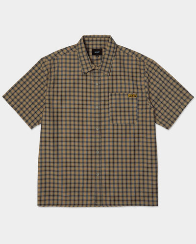 HUF - Micro Plaid SS Shirt - Clay Shirts HUF