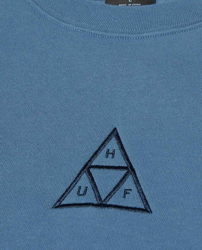 HUF - Set Triple Triangle Crewneck - Blue