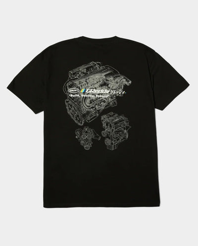 HUF x GReddy - Motors T-Shirt - Black T-Shirts HUF