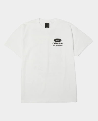 HUF x GReddy - Parts T-Shirt - White T-Shirts HUF