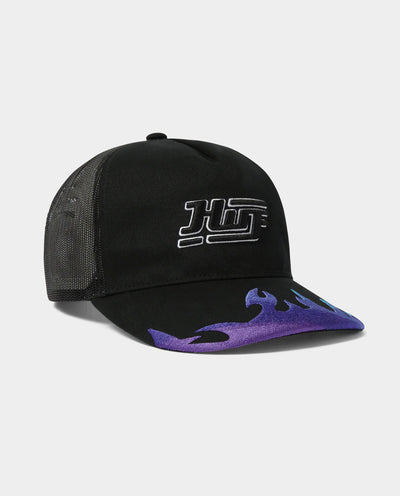 HUF - Exhaust Trucker Hat - Black Hats HUF