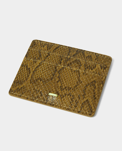 HUF - Fuck It Snakeskin Cardholder - Green Wallets HUF