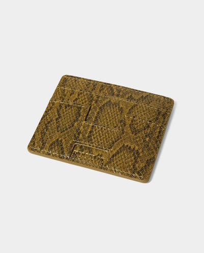 HUF - Fuck It Snakeskin Cardholder - Green Wallets HUF