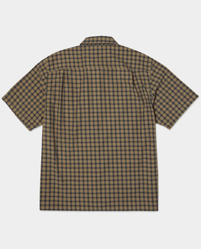 HUF - Micro Plaid SS Shirt - Clay Shirts HUF