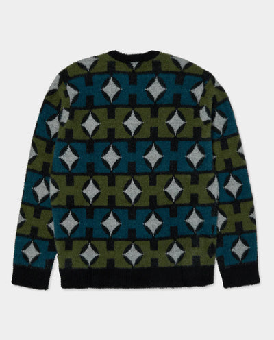HUF - Space Age Crewneck Sweater - Pine Crewneck HUF