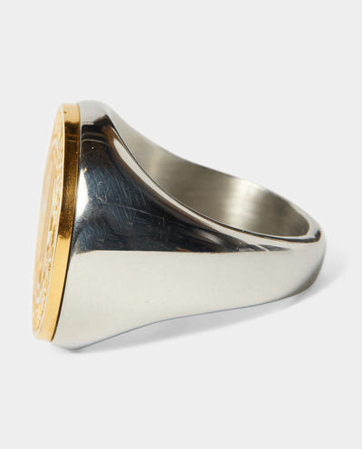 HUF - Token Signet Ring - Gold Jewellery HUF
