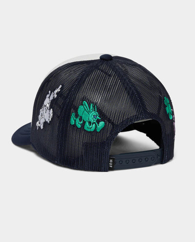 HUF - Trip Trucker Hat - Defender Blue Hats HUF