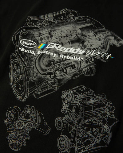 HUF x GReddy - Motors T-Shirt - Black T-Shirts HUF