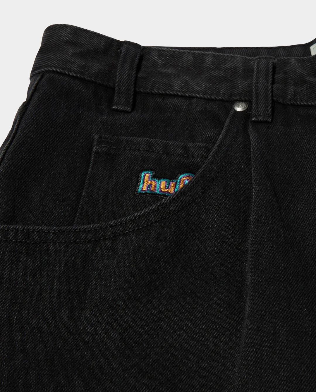 Huf - Cromer Short - Washed Black Shorts HUF