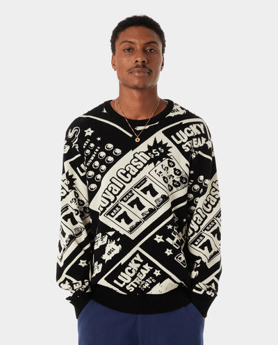 Huf - Lucky Crewneck - Black Crewneck HUF