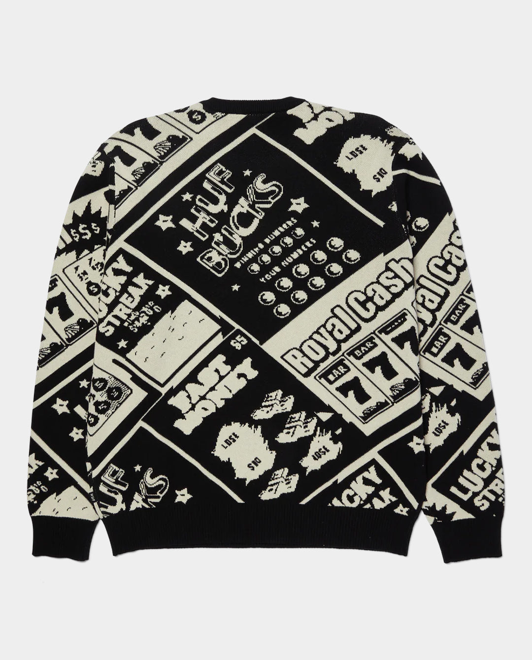 Huf - Lucky Crewneck - Black Crewneck HUF