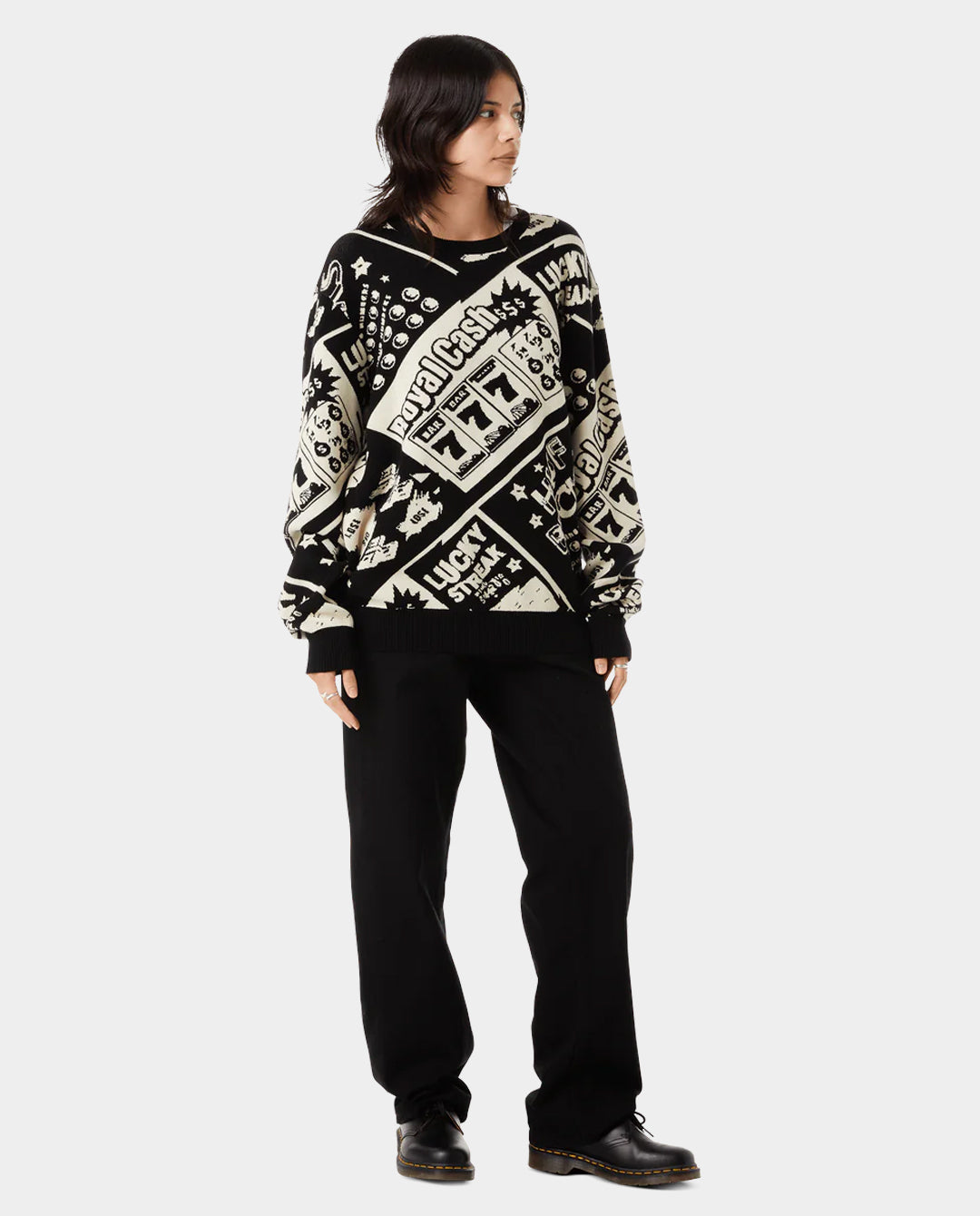 Huf - Lucky Crewneck - Black Crewneck HUF