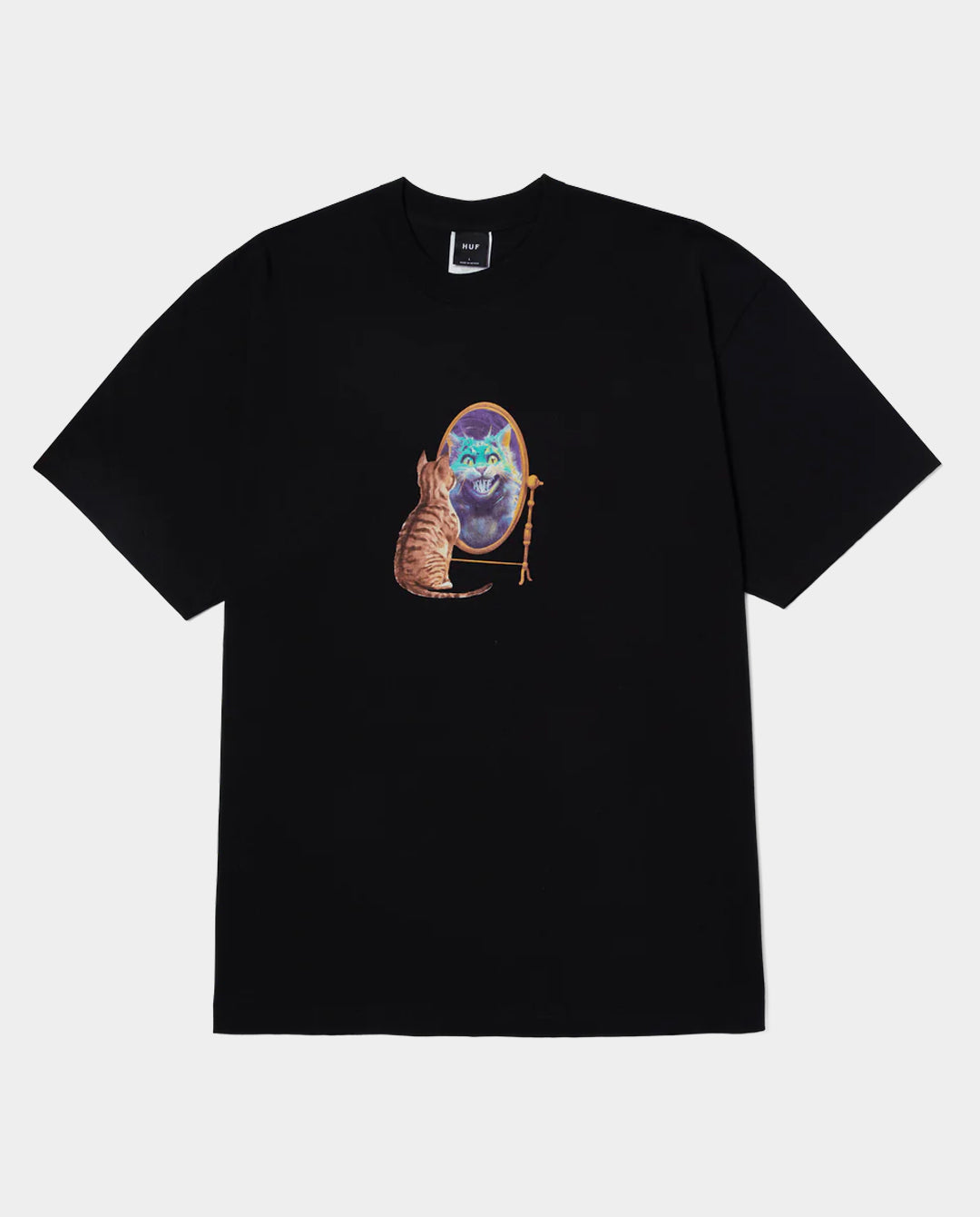 Huf - Mirror T-Shirt - Black T-Shirts HUF