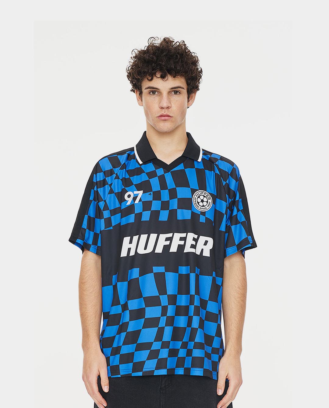Huffer - Lurkin Football Jersey - Navy T-Shirts Huffer   