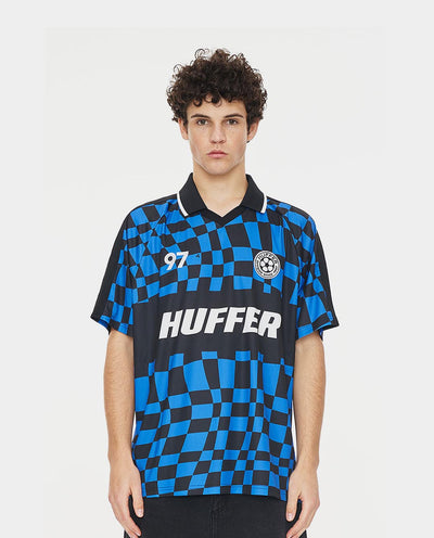 Huffer - Lurkin Football Jersey - Navy T-Shirts Huffer   