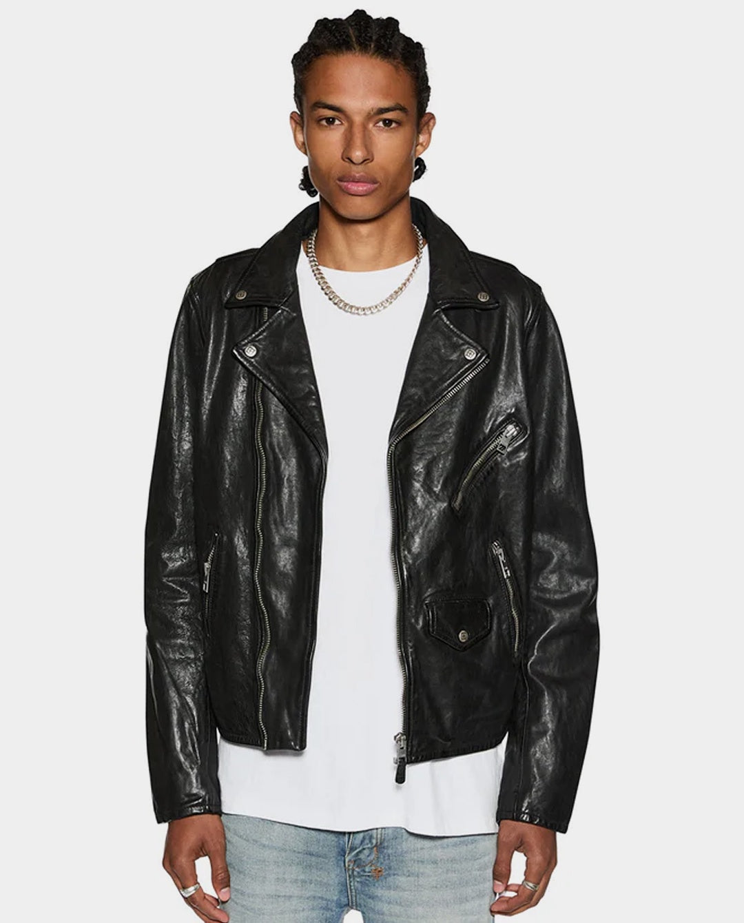 Ksubi - Capitol Leather Jacket - Black Jackets Ksubi