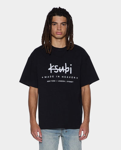 Ksubi - Plated Ekcess T-Shirt - Jet Black T-Shirts Ksubi