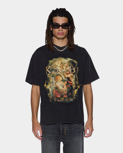 Ksubi - Ascension Excess T-Shirt - Charcoal T-Shirts Ksubi