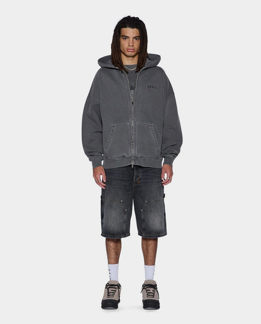 Ksubi - Serpent Ekcess Hoodie - Charcoal Hoodies Ksubi