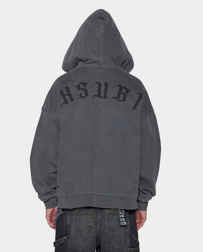 Ksubi - Serpent Ekcess Hoodie - Charcoal Hoodies Ksubi