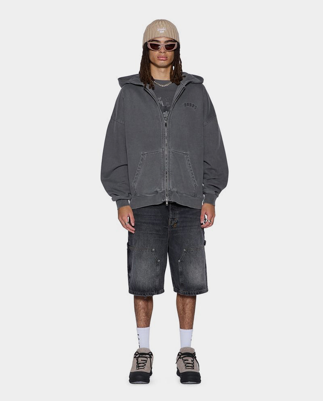 Ksubi - Serpent Ekcess Hoodie - Charcoal Hoodies Ksubi