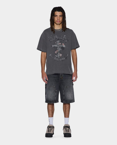 Ksubi - Thorned Excess T-Shirt - Charcoal T-Shirts Ksubi