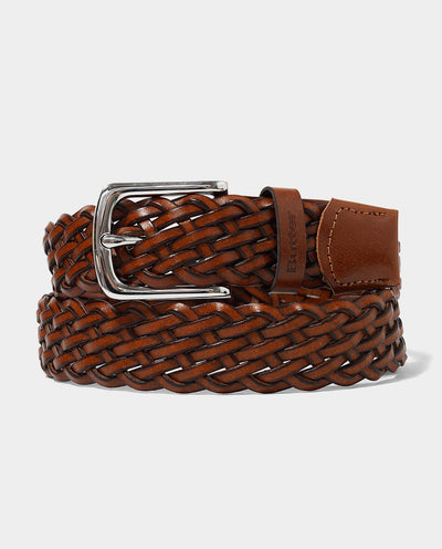 Butter Goods - Leather Braided Belt - Brown Belts Butter Goods