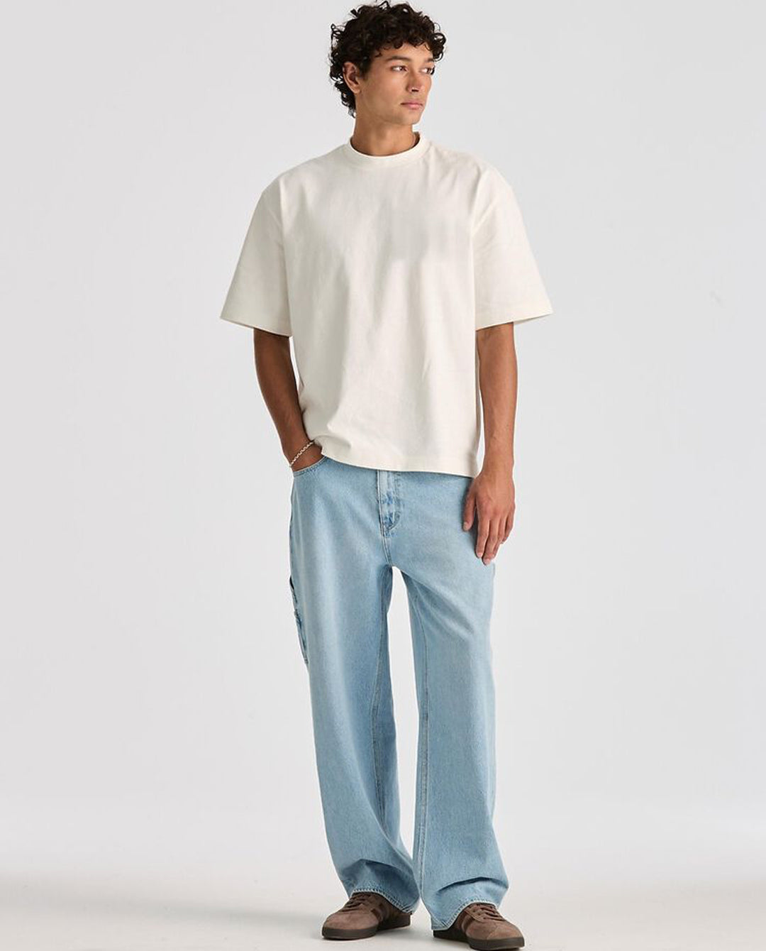 Lee - L-Five Baggy Jean - Frozen Blue Pants Lee