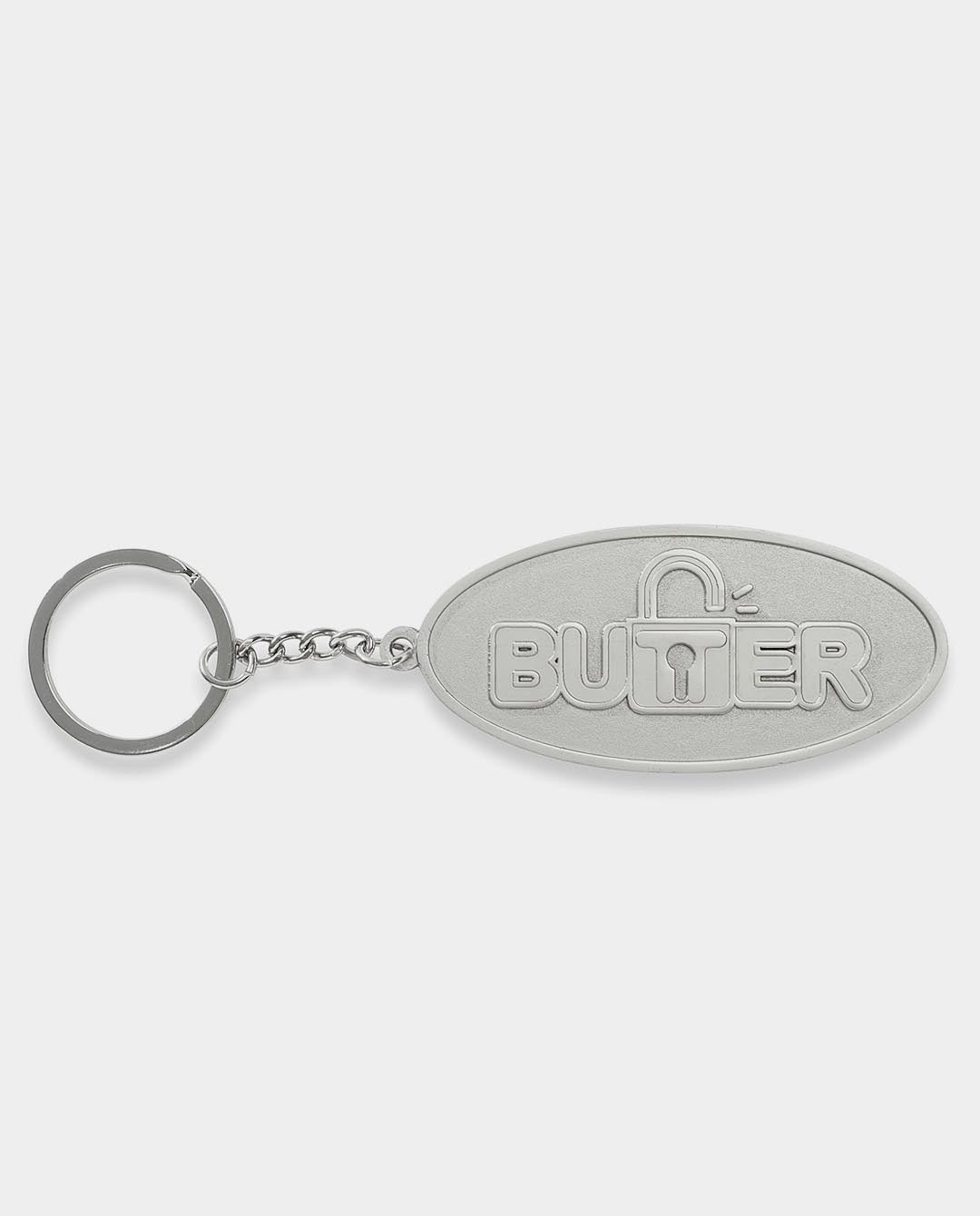 Butter Goods - Lock Metal Keychain - Silver Lifestyle Butter Goods   