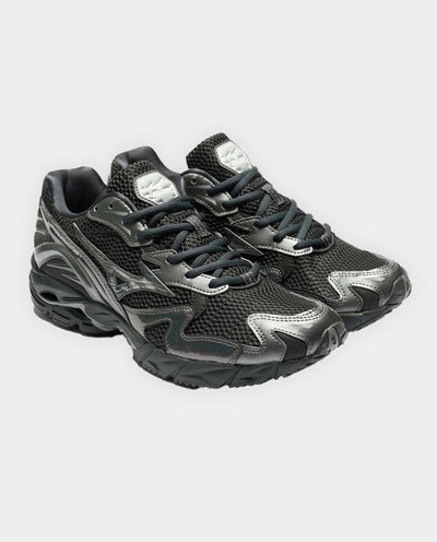 Mizuno - Wave Rider 10 - Black Sand/Metallic Grey Shoes Mizuno
