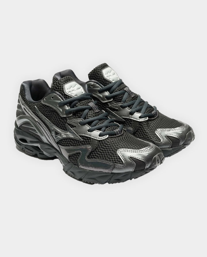 Mizuno - Wave Rider 10 - Black Sand/Metallic | FallenFront