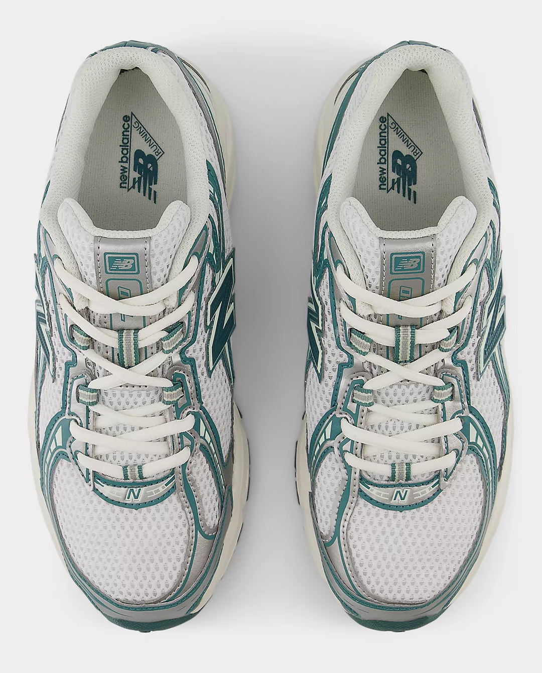 New Balance - 740 Shoe - White/Green Shoes New Balance