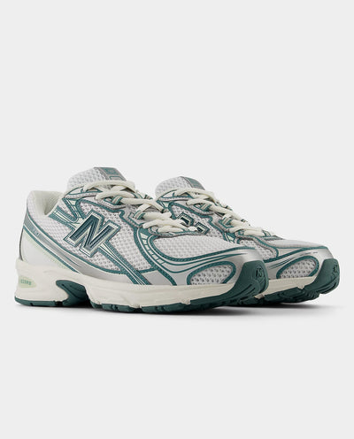 New Balance - 740 Shoe - White/Green Shoes New Balance