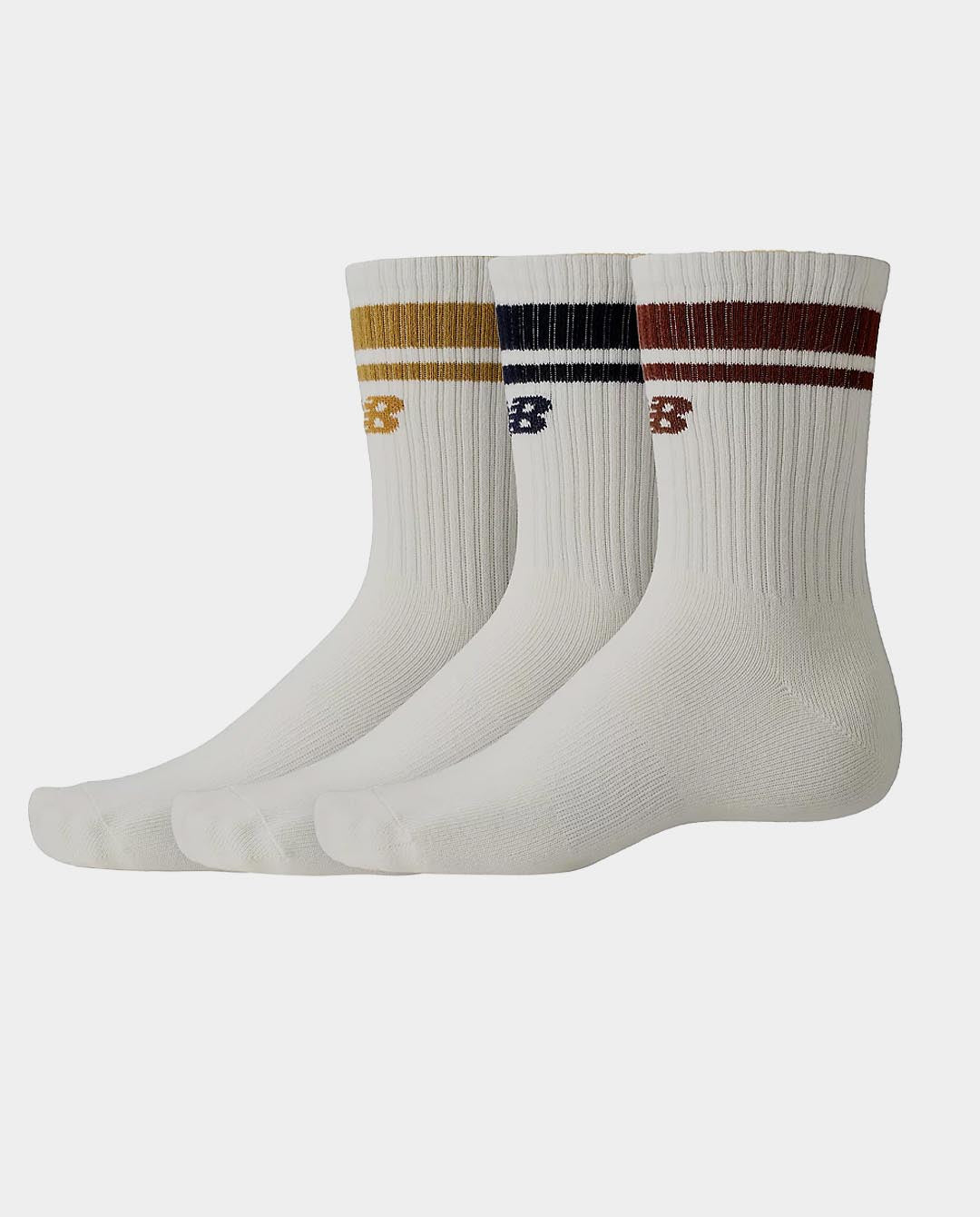 New Balance - Midcalf 3pk Sock - Sea Salt Socks New Balance   