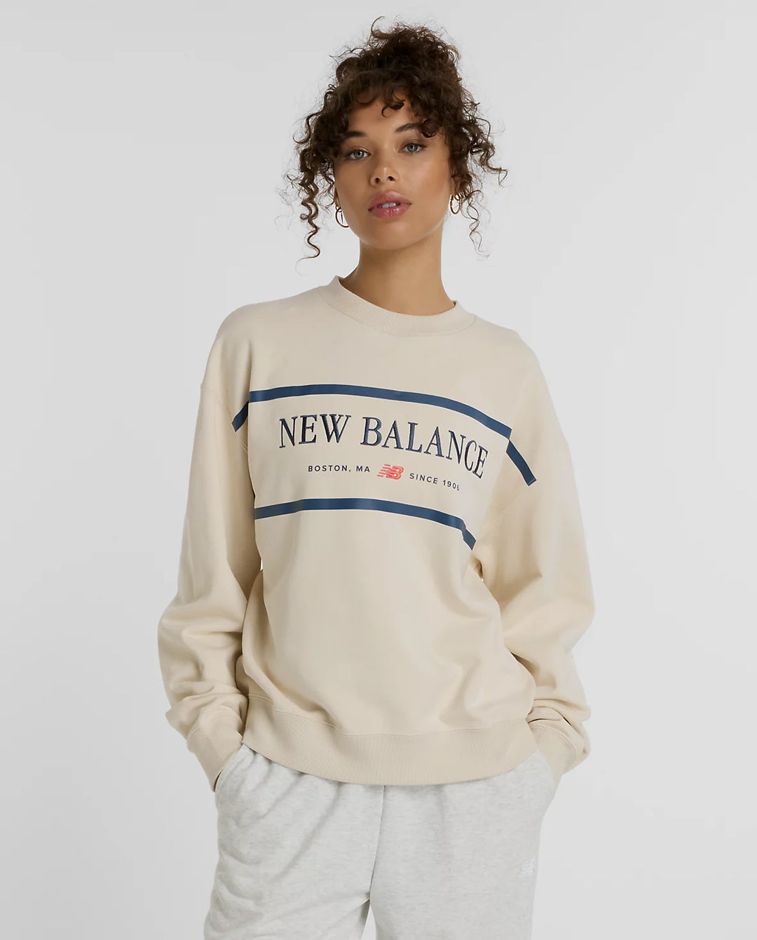 New Balance Athletics - Nautical Lobster Crew - Linen Crewneck New Balance