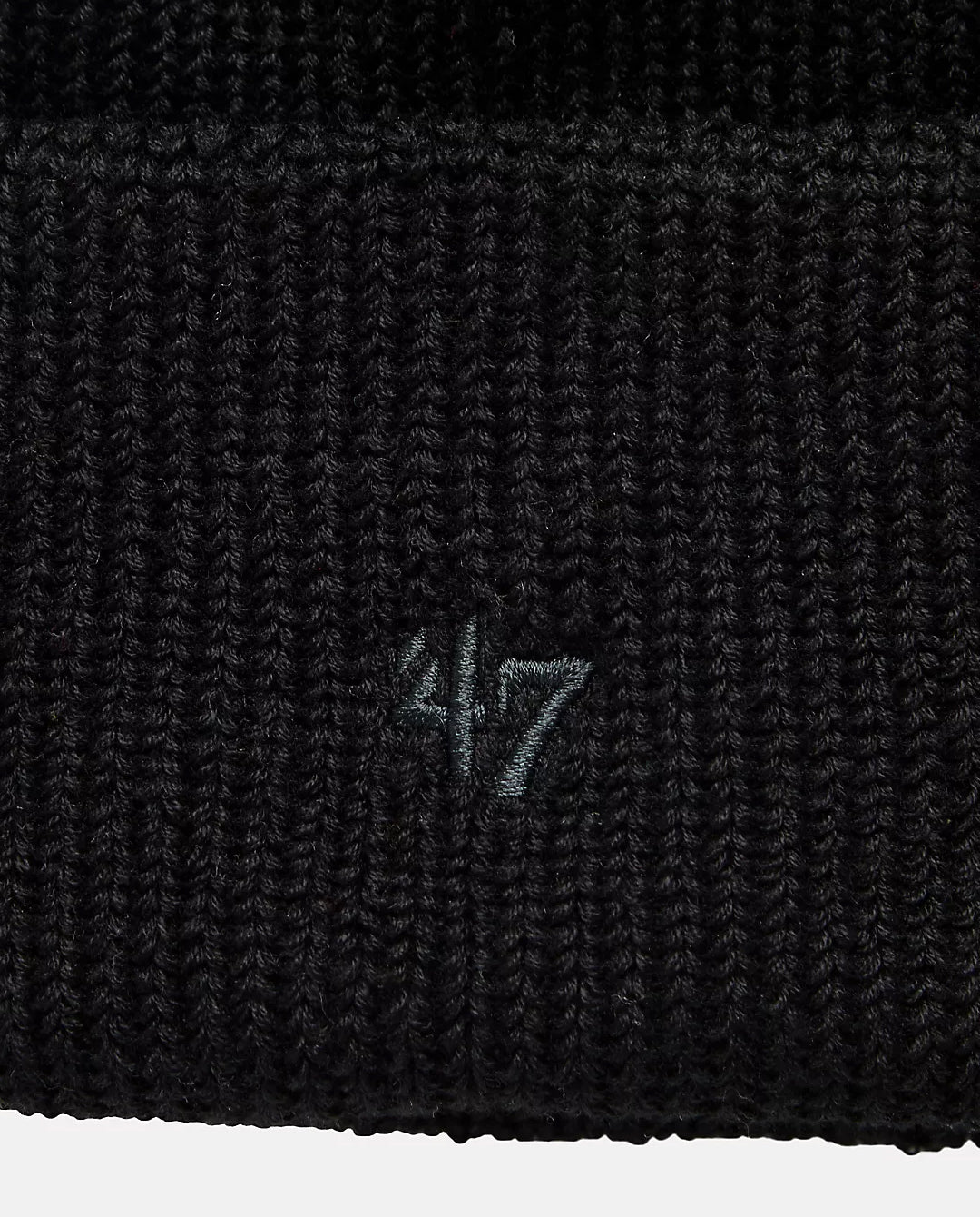 New Balance x 47 - 47’ Cuff Knit Beanie - Black Beanie New Balance