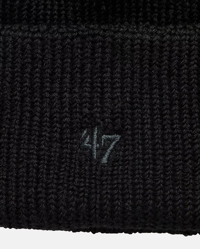New Balance x 47 - 47’ Cuff Knit Beanie - Black Beanie New Balance