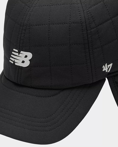 New Balance x 47 Brand - ’47 Clean Up Earflap Hat - Black Hats New Balance
