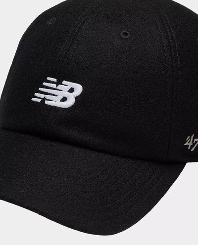 New Balance x 47 Brand - ’47 Clean Up Wool Hat - Black Hats New Balance
