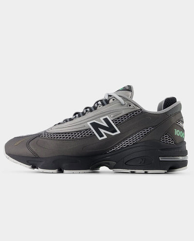 New Balance - 1000 Shoe - Black/Dark Silver Metallic/Lime Leaf Shoes New Balance
